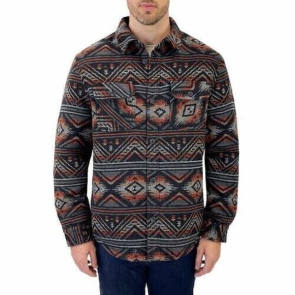 Jachs Other - Sherpa Lined Wool Blend Shirt Jacket JACHS